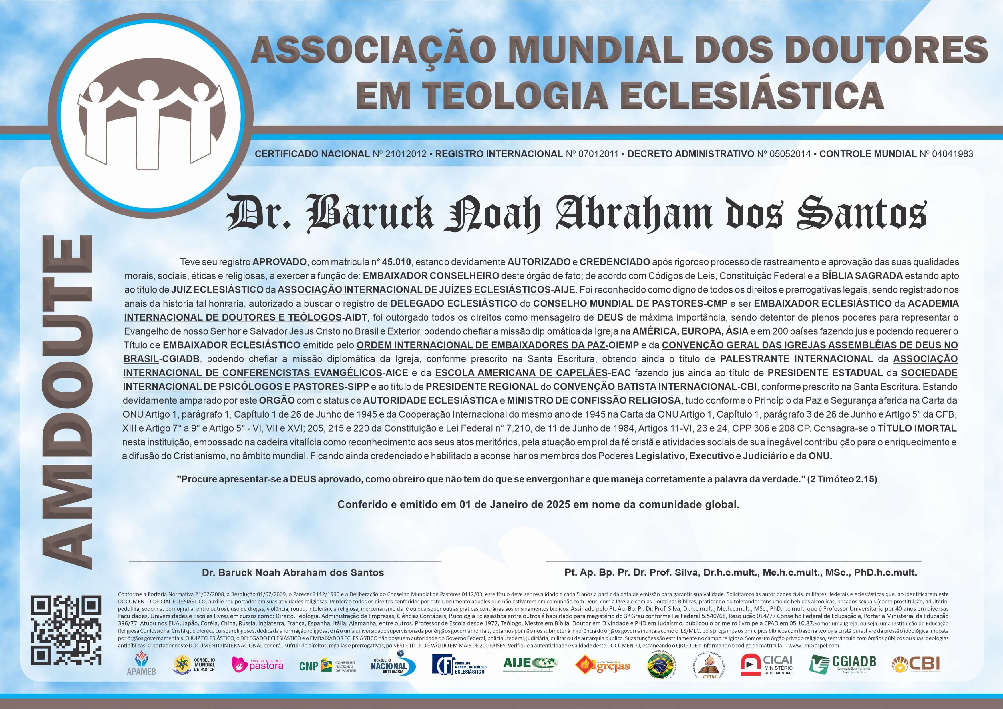 Associação Mundial dos Doutores em Teologia Eclesiástica