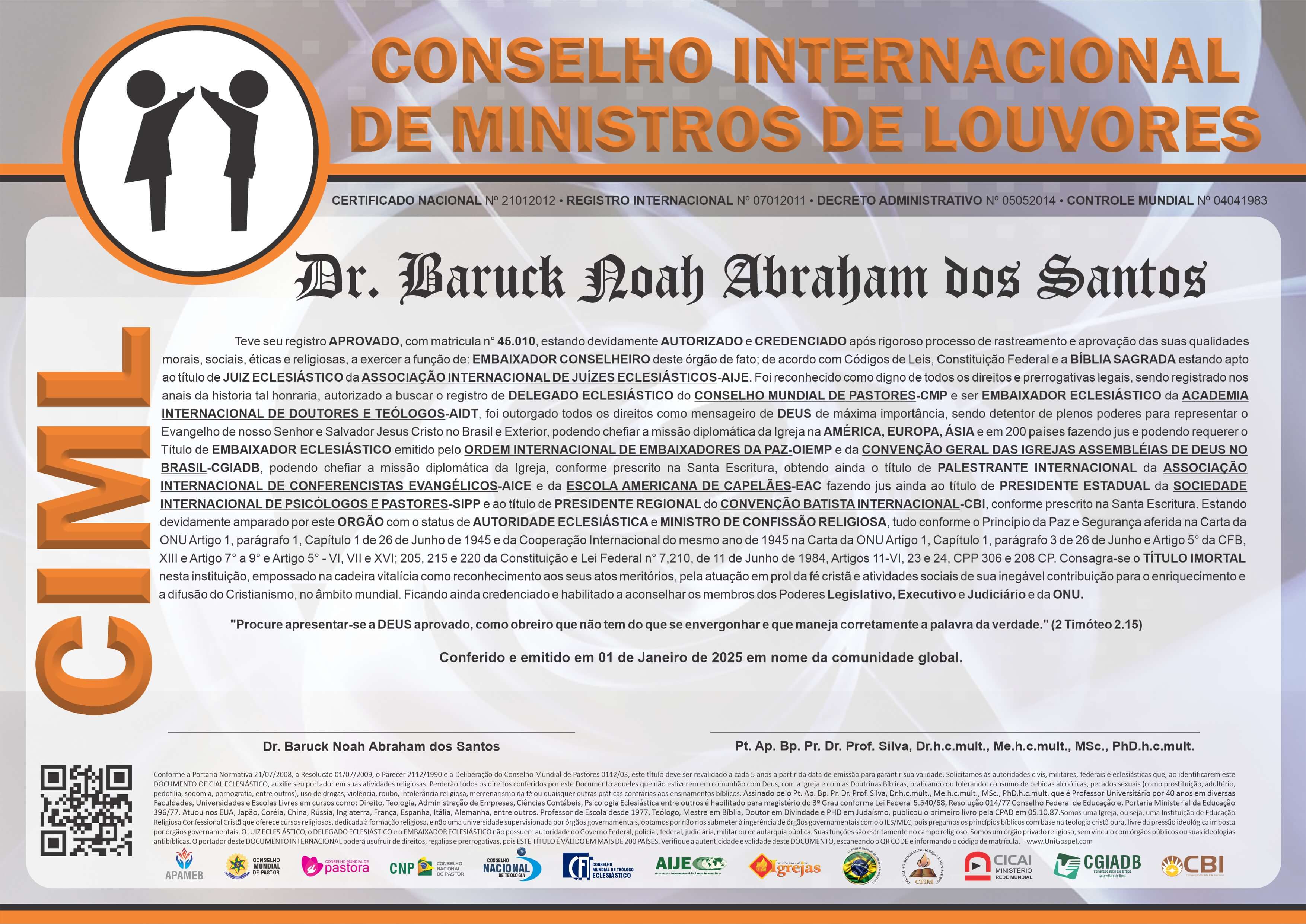 Conselho Internacional de Ministros de Louvor