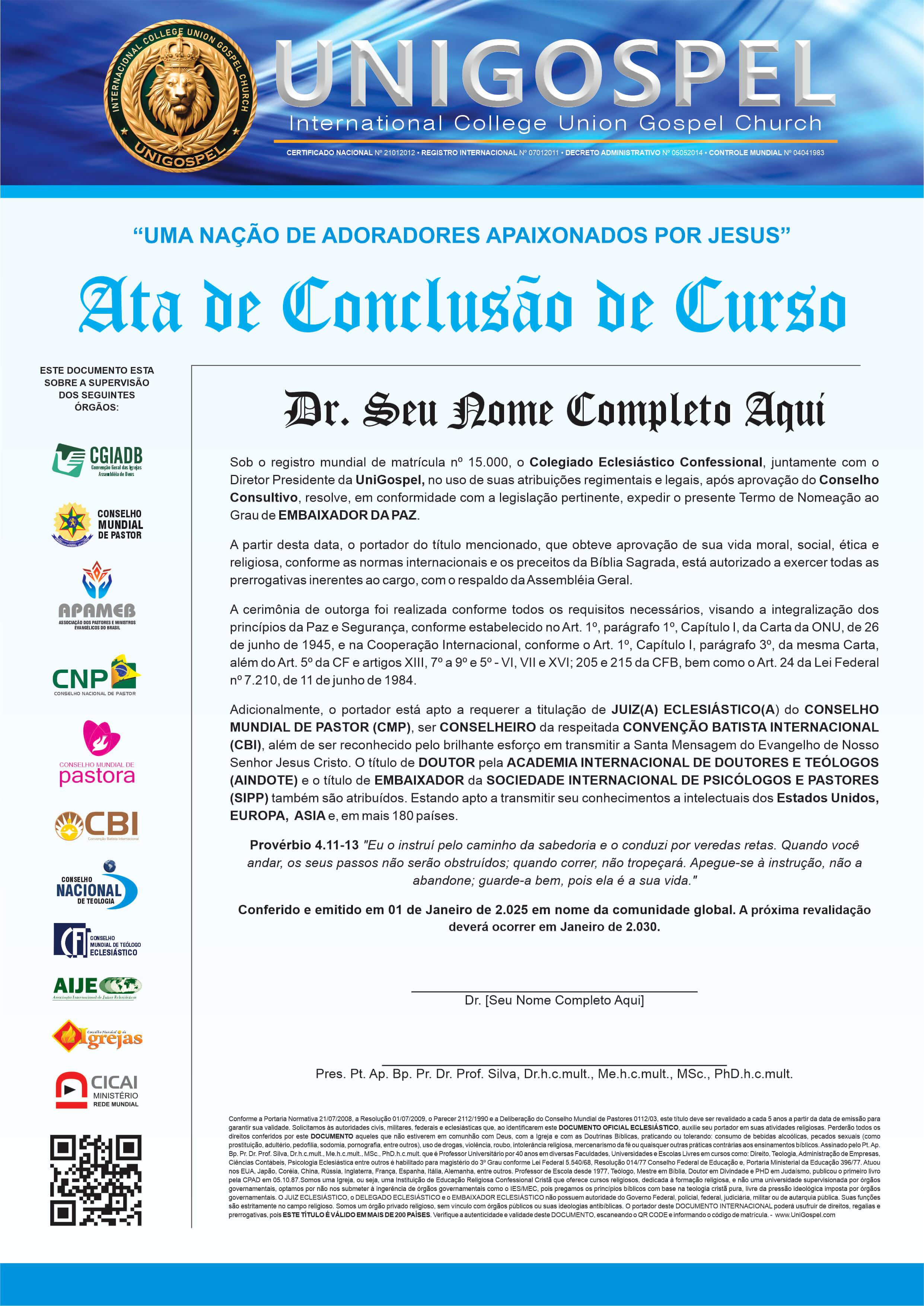 Ata de Conclusão de Curso